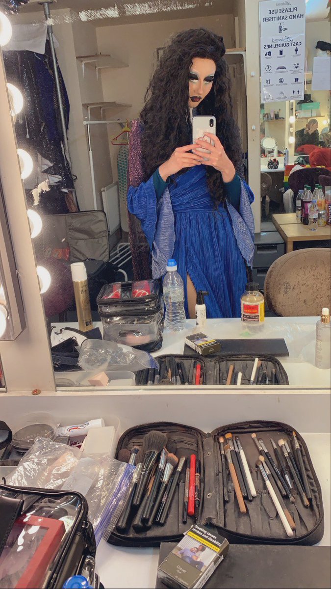 thatqueenivy's tweet photo. Ngl @jujuboston is hands down the NICEST queen I’ve ever worked with 🥺🥺🥺

And to top that off, I got to debut my Agatha Harkness dress and I- https://t.co/NDfsWwkXXZ