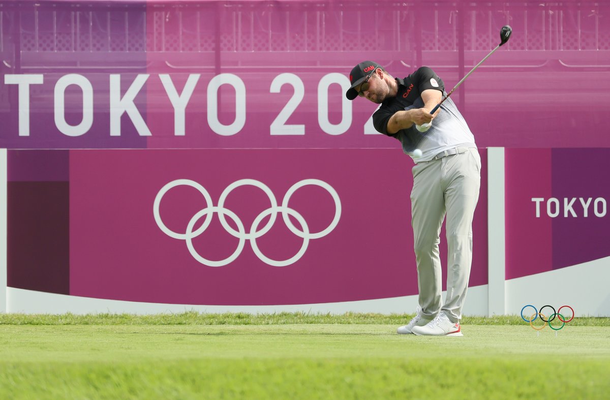 Conners is off in the first round of the 2020 Tokyo Olympics ⛳️👏