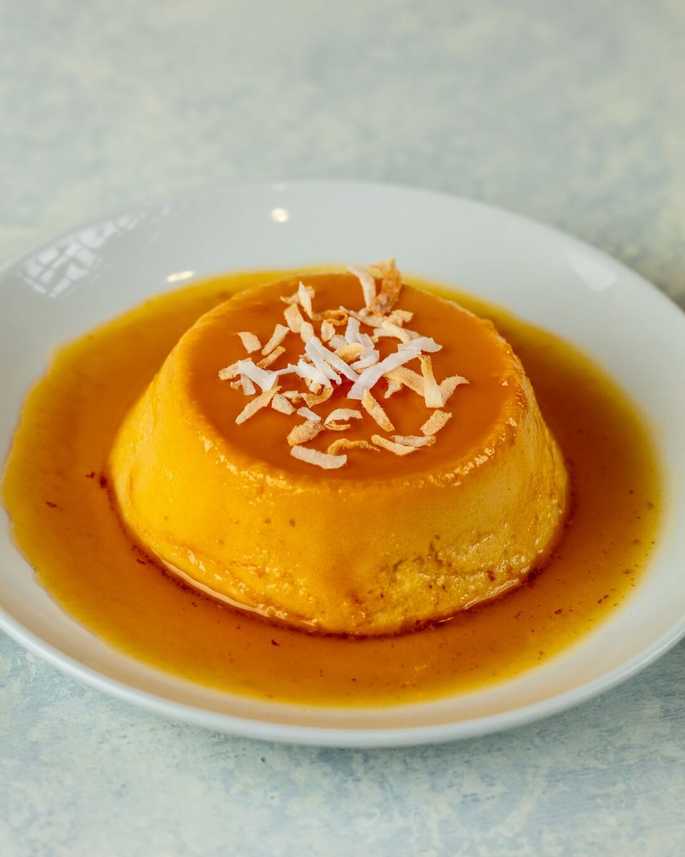 Add extra joy to average days with a serving of homemade flan. This coconut cheese variety has a rich custard taste and combines beautifully with cream cheese, sugar and rum. 

Recipe: chsugar.com/recipe/coconut…