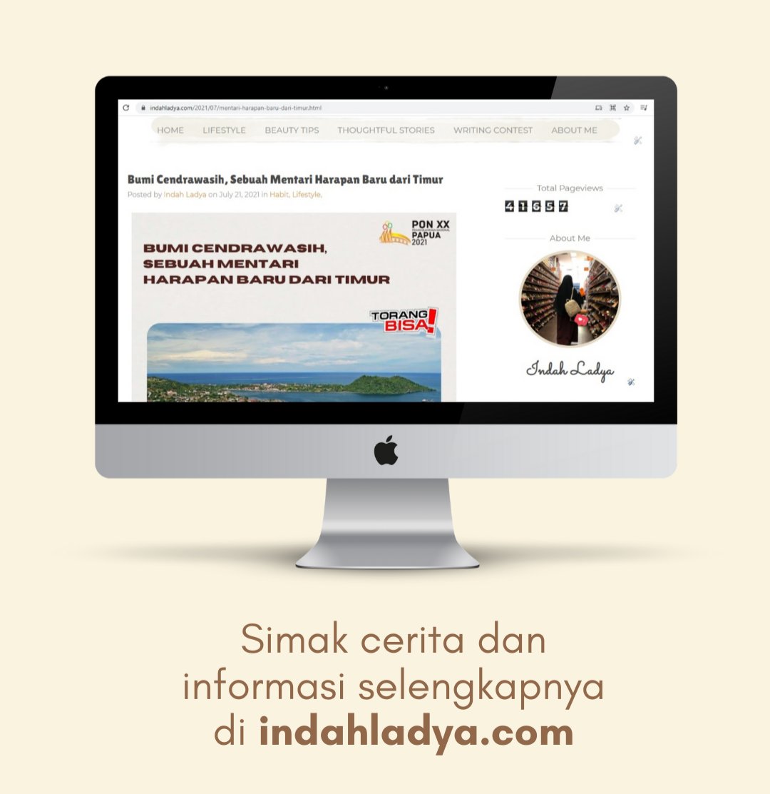 indahladya's tweet image. Junjung tinggi semangat berkompetisi dan jadilah bagian dari PON XX Papua 2021, Torang Bisa! 

Baca selengkapnya : Bumi Cendrawasih, Sebuah Mentari Harapan Baru dari Timur
(indahladya.com/2021/07/mentar…) 

@ponxx2020papua
#PondemiKompetisiBlog
#PONDEMI
#MentariHarapanBaruDariTimur