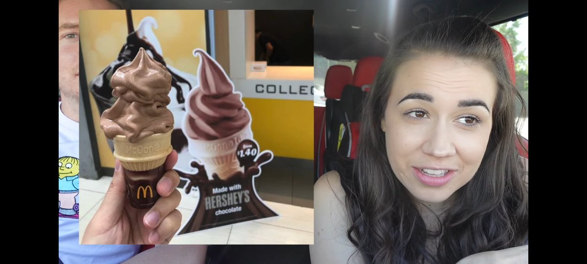 Flor In Argentina We Don T Have Chocolate Ice Cream At Mcdonald S But We Have Milk Caramel Flavour Also You Can Get Half Vanilla Half Milk Caramel What Flavours Do
