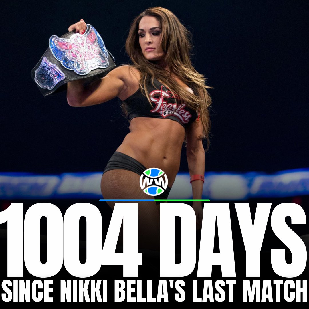 RT @WrestlingWCC: 1004 days since Nikki Bella’s last WWE match 

do you hope to see The Bellas return one day? https://t.co/7bzHpWBcAI