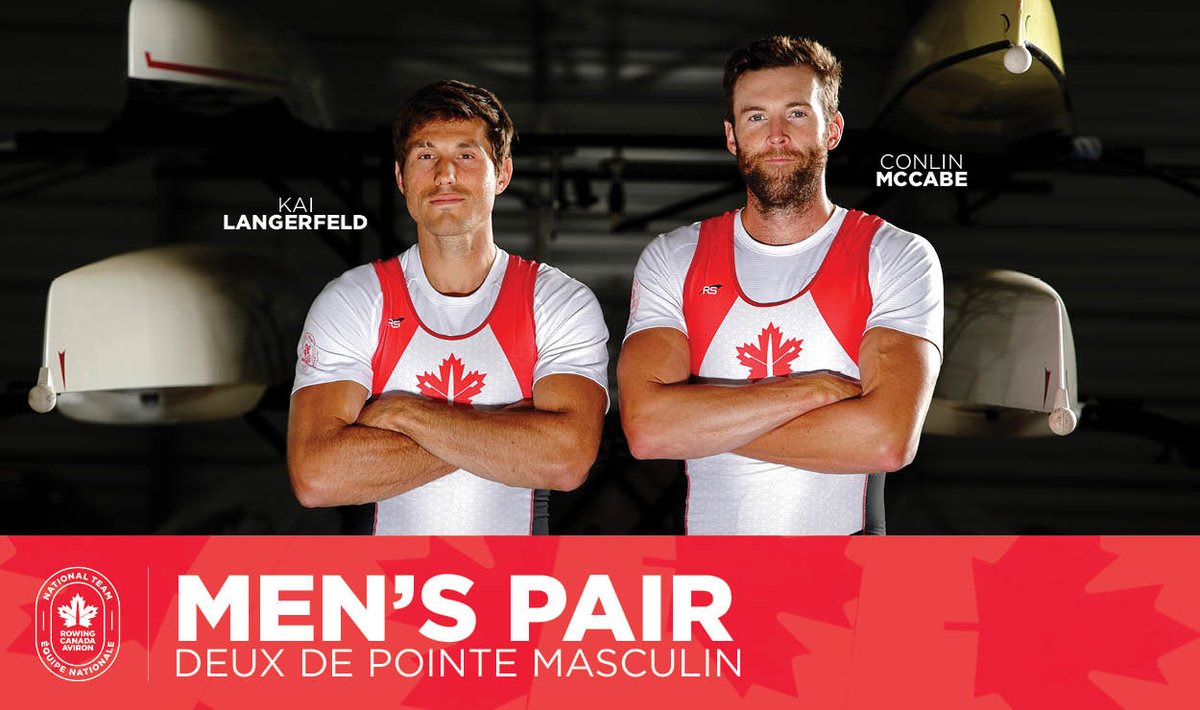 Strong 💪 racing from 🇨🇦 Kai Langerfeld and Conlin McCabe in the M2- 🅰️ final to finish 4⃣th overall in Japan! 👏 So proud of this pair! #Tokyo2020 #TeamCanada