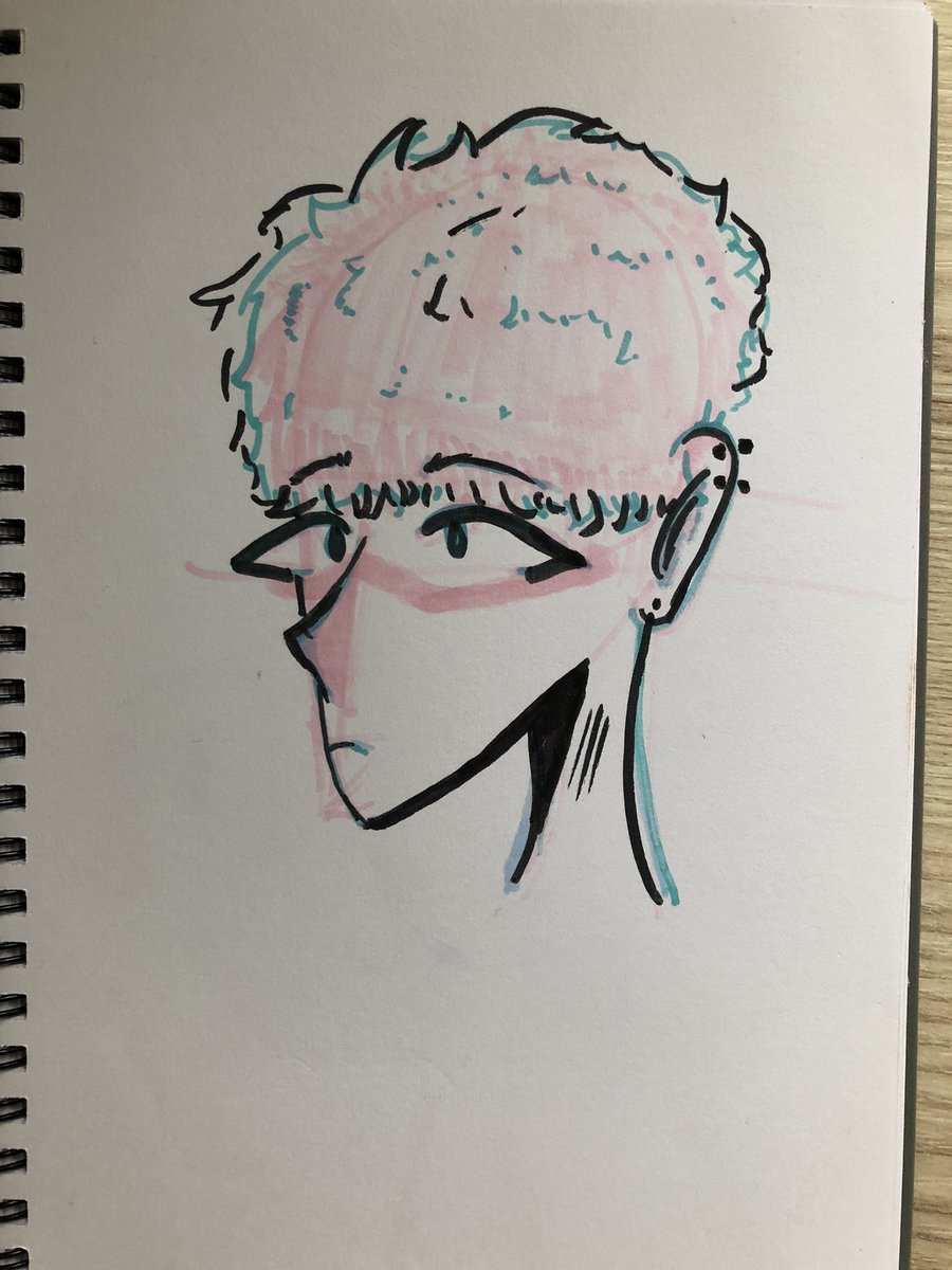 Moartsstudio1's tweet photo. Did this random sketch #art #artist #sketch #sketchbook #Sketching https://t.co/91wZH8MlUg