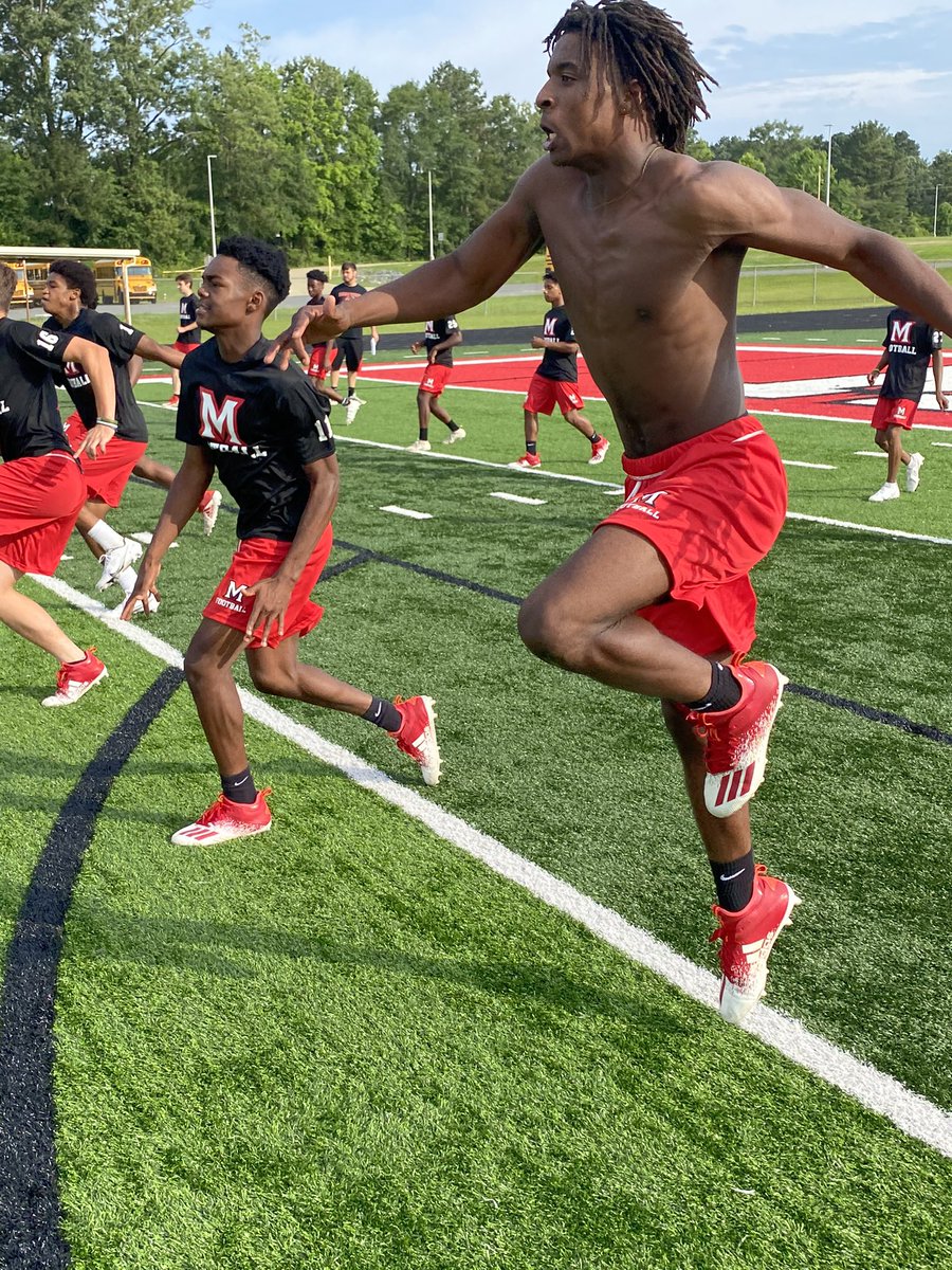 We wrapped up our Summer Workouts today! What a tremendous job of being ALL IN this summer! The focus and effort by them never ceases to amaze me! Fall camp/practice starts on Monday and I know they will be ready! #ManyMade🏆 #DefendTheM⚔️