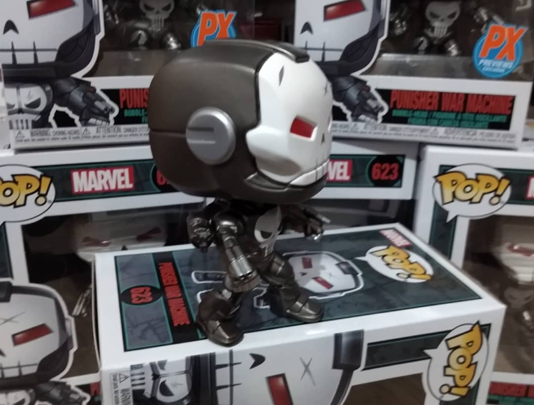 Diversaostore's tweet image. Boneco Funko Pop! Marvel: Punisher War Machine PX Previews Exclusive
Funko Pop de 3 3/4 polegadas de altura! Figura de vinil - Previews exclusivos. #FunkoPop #funkopoppx #funkopoporiginal #batmanfunkopop