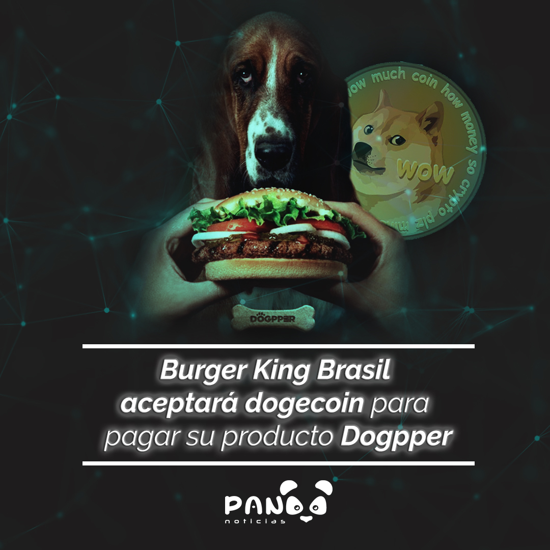 Panda_Noticias's tweet photo. #Blog | ¡Nuevo Artículo! @BurgerKingBR anunció su campaña para su nuevo producto #Dogpper, unas galletas para perros con sabor a #whopper, con la famosa #criptomoneda #dogecoin. Entérate de todos los detalles siguiendo el link. https://t.co/e9zg912VlG https://t.co/cJSS6RSwCI