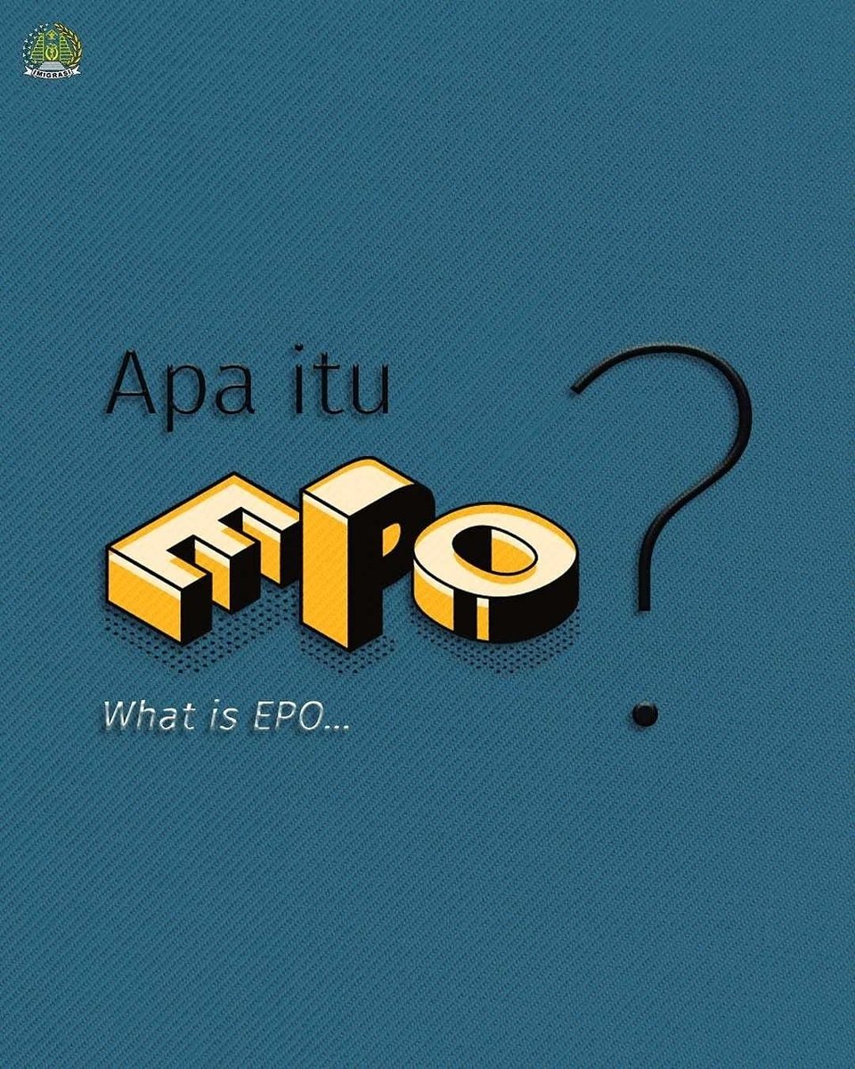 Imigrasinunukan's tweet photo. Reposted from @ditjen_imigrasi EPO itu apa sih? Yok baca selengkapnya di infografis berikut ini.
What is EPO? Please note this infographics.
#EPO #exitpermitonly #EPOIndonesia https://t.co/9CQmhfGNch
