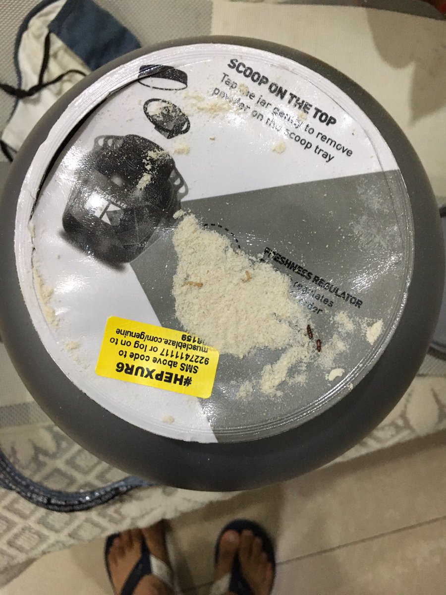 ianshulkumar's tweet photo. See what u get and after buying MB protein from MB site and what they reply. How they support their products @MuscleBlaze @jeetselal @VidyutJammwal @kapildobal https://t.co/mYLqqHZEOD