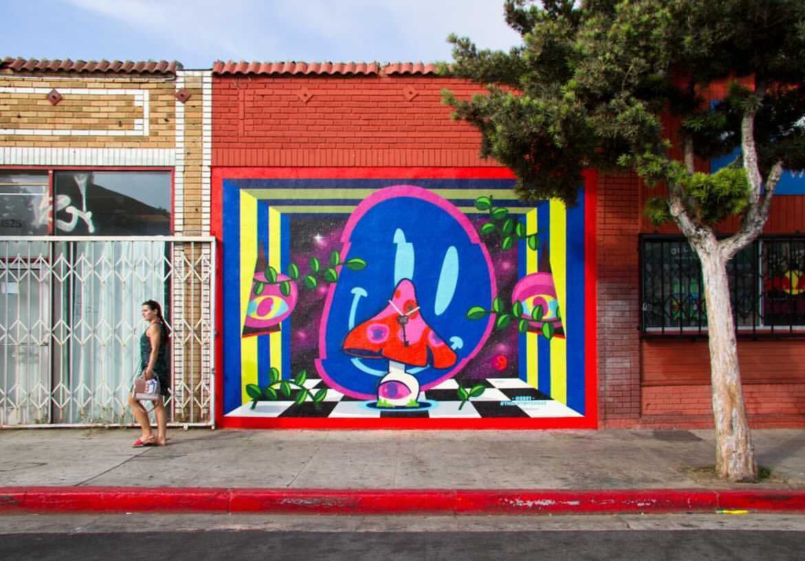 On main st. In #santamonica / #dogtown // #psychedelic #psychedelicart #Psilocybin #magicmushrooms <a href="/MAPS/">MAPS</a>