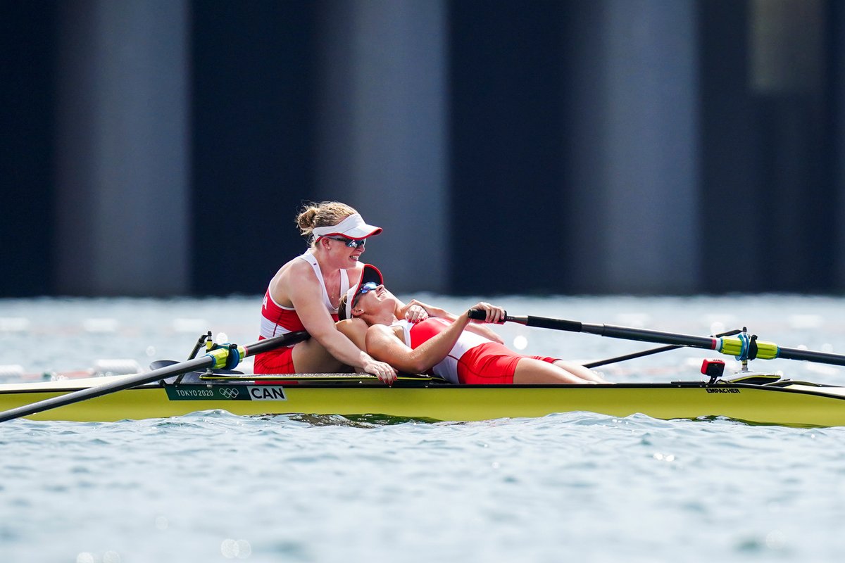 That feeling after you just rowed 2000m for an Olympic medal 🥉🥺

#TeamCanada | #Tokyo2020