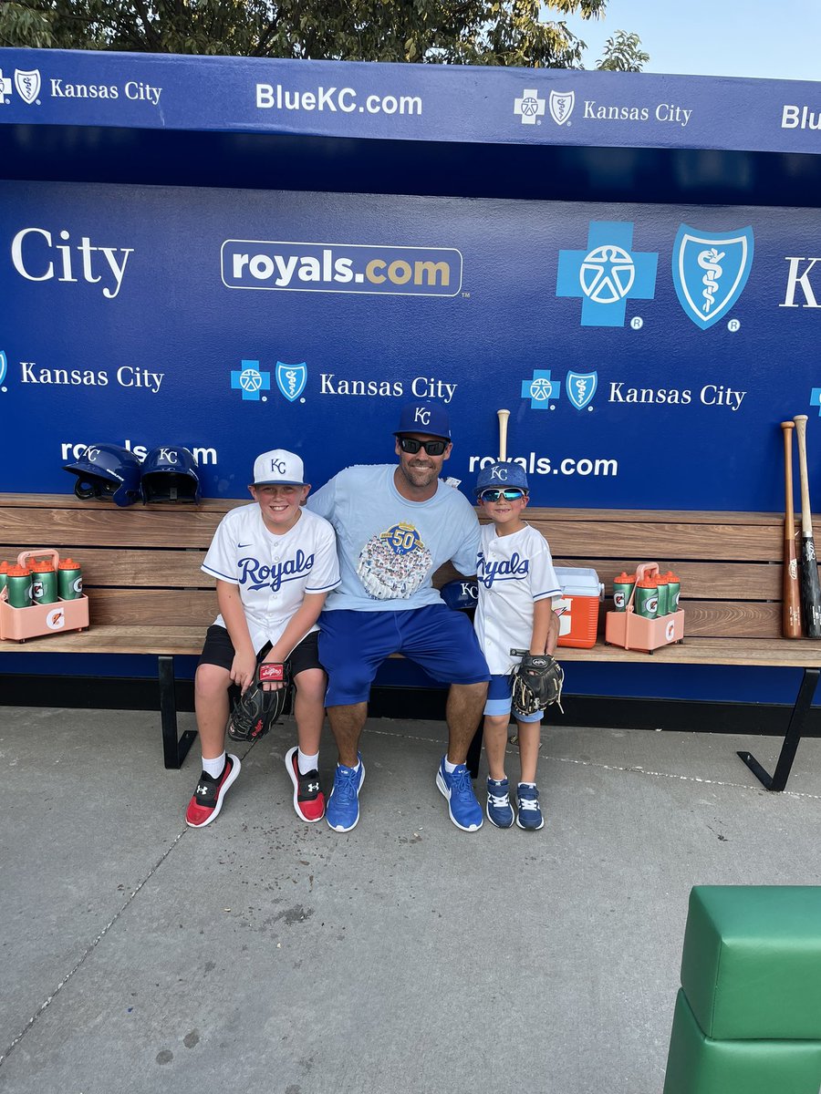 Guys night at the K! #BLUEKCDUGOUT