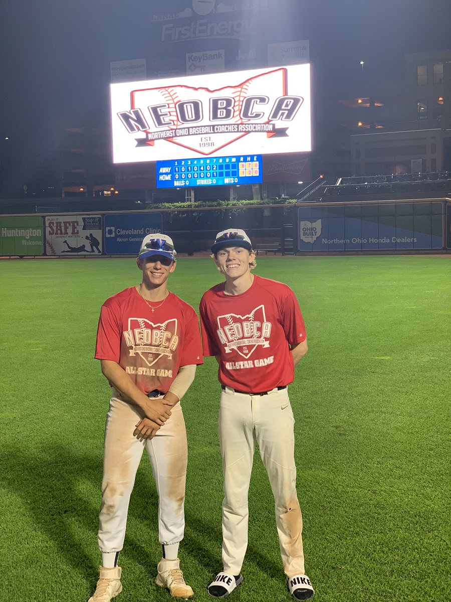 Congratulations to <a href="/ChrisFranks07/">Chris Jr</a> for being named the MVP of the 7pm <a href="/NEOBCA/">NEOBCA</a> Senior All Star Game!