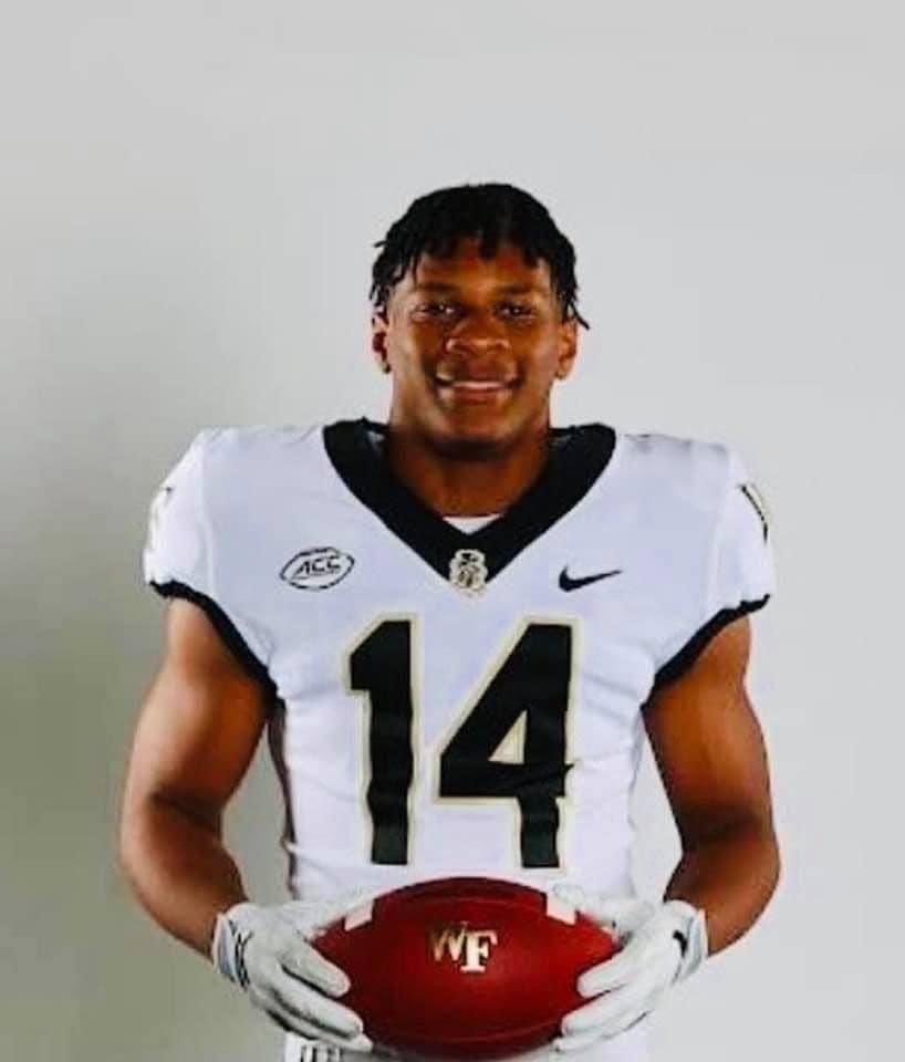 #Canes alum <a href="/evanslocum1/">Evan Slocum</a> sporting the Black and Gold of <a href="/WakeFB/">Wake Forest Football</a>. Go be great young man. We’re all proud of you. #IfYouLoveItSayCanes