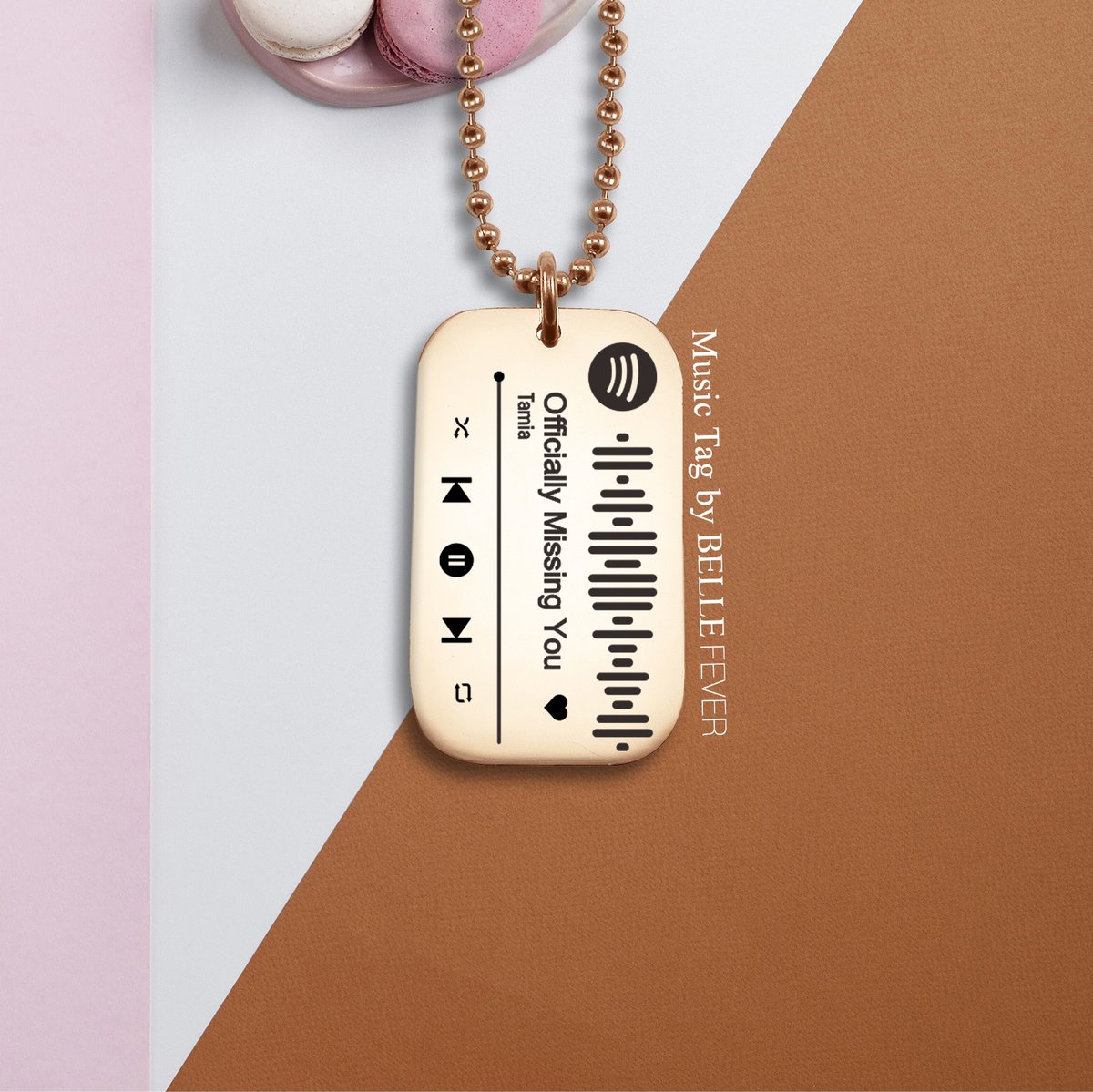 Bear96Ice's tweet photo. It is also perfect for a gift, you can input any song in your necklace 😍 #OfficialyMissingYou by 
@realtamiaworld 
What are you waiting for, get your own fast https://t.co/BLdPDwwqDz
#gift
#Spotify
#PersonalisedJewellery
#AEWDynamite 
#firstdogagony https://t.co/uIZ5L7wSpj
