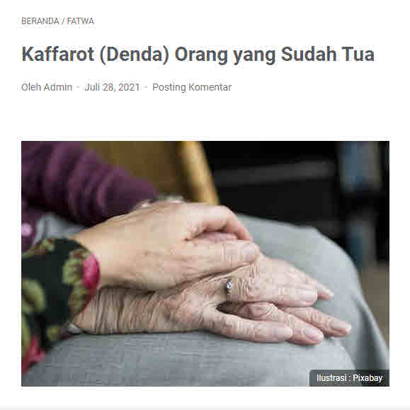 nusepati's tweet photo. Zainab mempunyai kakek yang usianya sudah tua dan pikun. Karena sudah agak parah, kakeknya sering lupa terhadap kewajiban2nya, bahkan terhadap anak cucunya. Bolehkah kewajiban yang ditinggalkan kakek Zainab diganti dengan membayar kaffârot ?

>> https://t.co/GOVvfDkyen https://t.co/JpmLrg7J4t