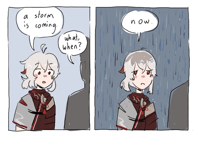 day in the life of kazuha #GenshinImpact 