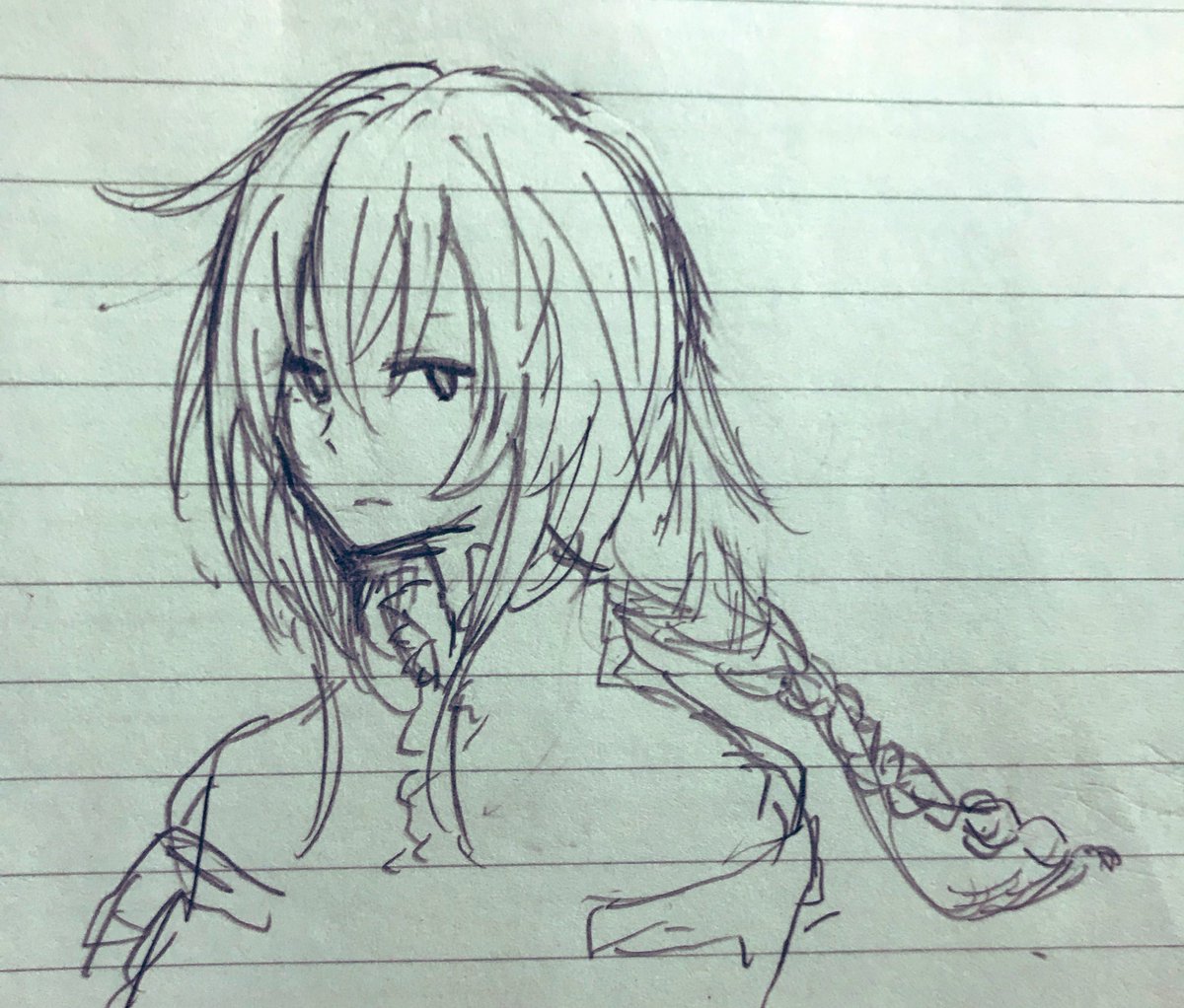 学生時代の落書き漁りしてたのでまだ好きだった絵持ってきた 高校と大学ごちゃ 二次創作編 