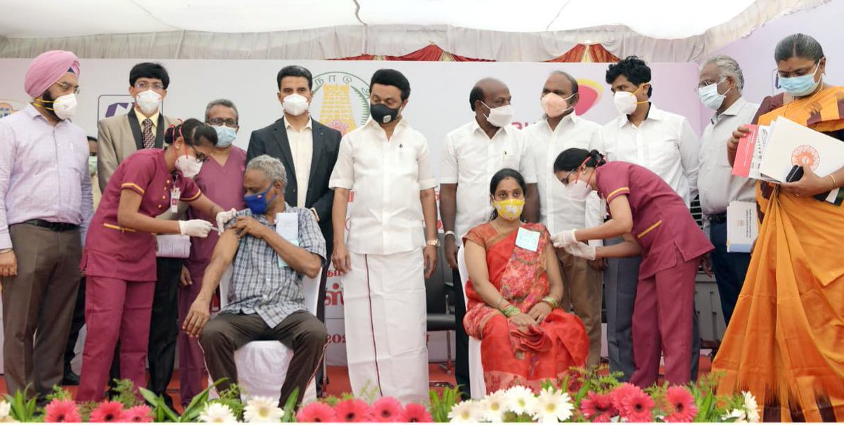 TUCC_Official's tweet image. RT FollowCII: CII partners with Tamil Nadu Government for free vaccination drive through CSR funds from industries in Tamil Nadu. The drive was inaugurated by @mkstalin, Chief Minister of Tamil Nadu on 28 July 2021 at the Kauvery Hospital, Chennai. #CII4…