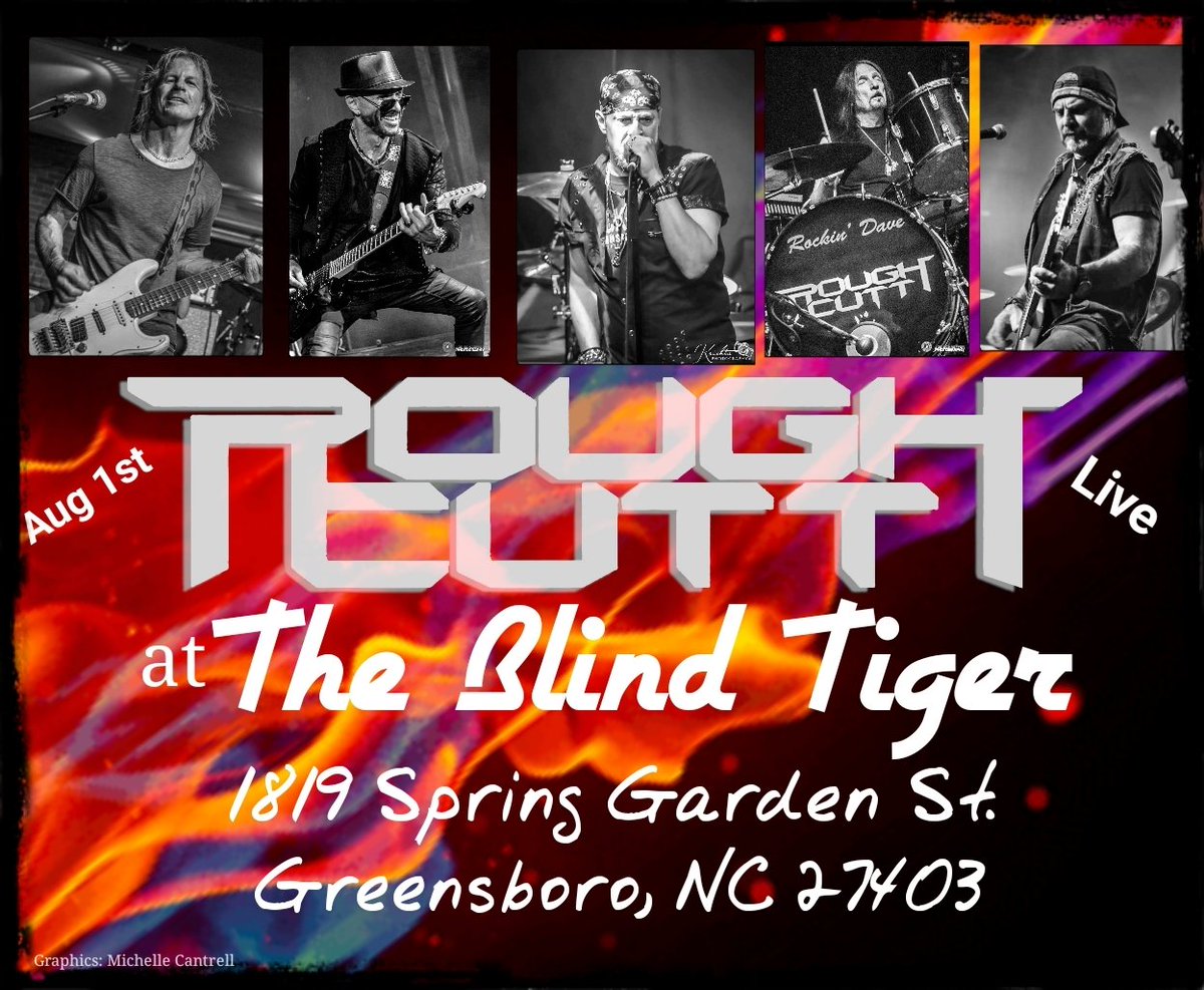 Are you ready to ROCK?!  Come have some fun with us!! 🤘 <a href="/BlindTigerGso/">The Blind Tiger</a> 
 Special guest:
@ripchorde <a href="/PreppenBarium/">Preppen Barium</a> &amp; LOUDER 
Sunday August 1st
Mgmt. <a href="/ScoleyEnt/">ScoleyEntertainment</a>
Photos: @joeschaef &amp; Krishta Photography
link👇
theblindtiger.com
#livemusic #rocknroll