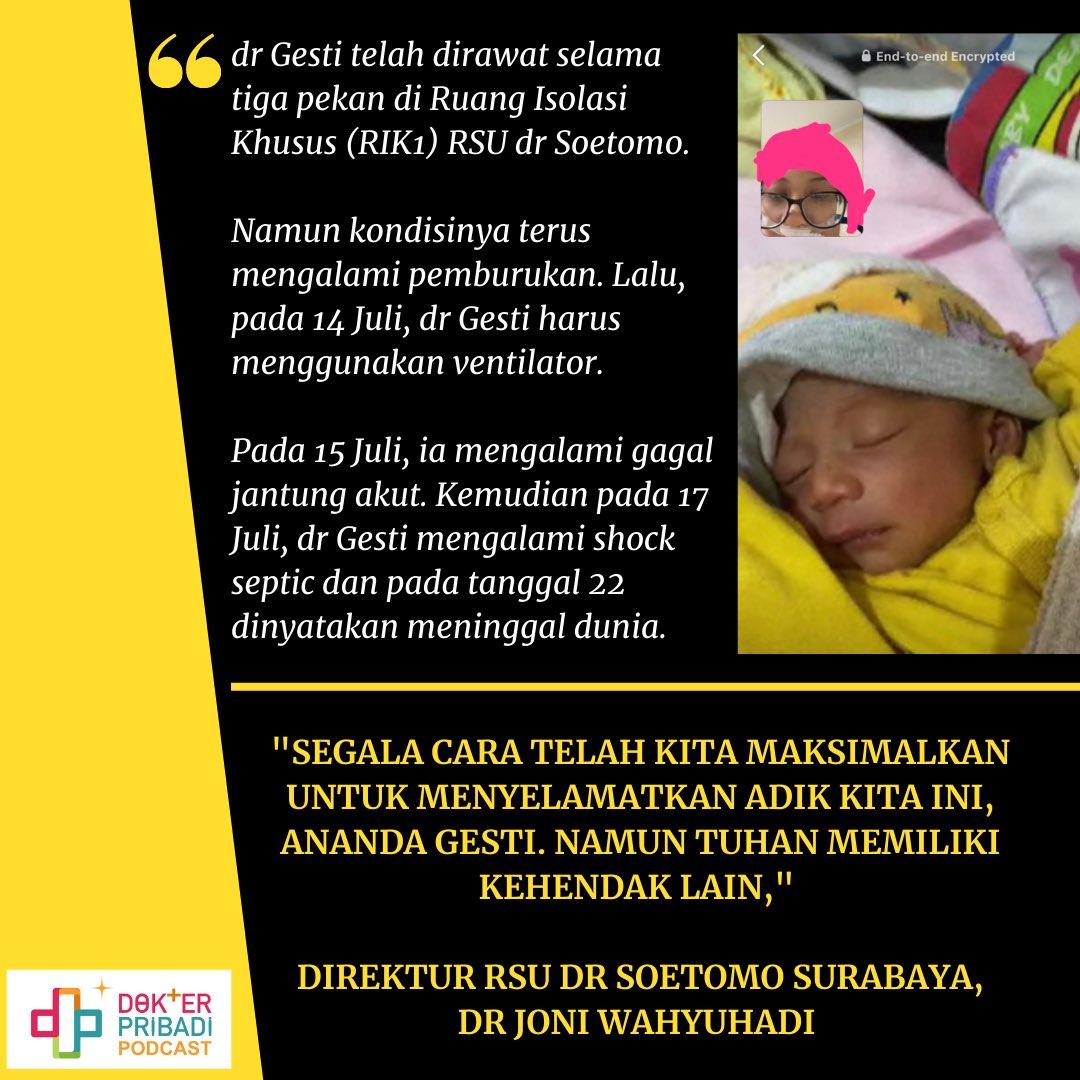 DokterPodcast's tweet photo. We don’t want a second Gesti!!Please kasih prioritas Bumil buat di Vaksin Covid-19

Bukan influencer tanpa komorbid yang pamer vaksin ke-3 https://t.co/uecwXQcJus