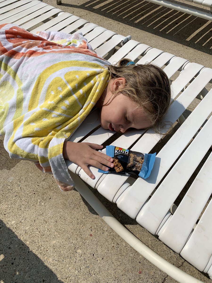 CBsac1's tweet photo. After a busy swim day I ask the kiddos if they want a snack. Little one responds: “I want another Friendly bar!”
#kindisfriendly ⁦@kindbarco⁩ https://t.co/1ic3BKTgvR