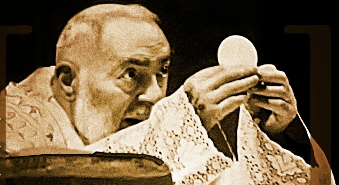 PadrepioSaint's tweet photo. Oh, if men could only appreciate this gift we should not see such small numbers of communicants." https://t.co/xRanOTLiYB
