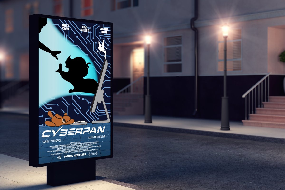 Check out new work on my <a href="/Behance/">Behance</a> profile: "Cyberpan Movie Poster" be.net/gallery/124348… 
#disney #movieposter #peterpan #scifi @disney