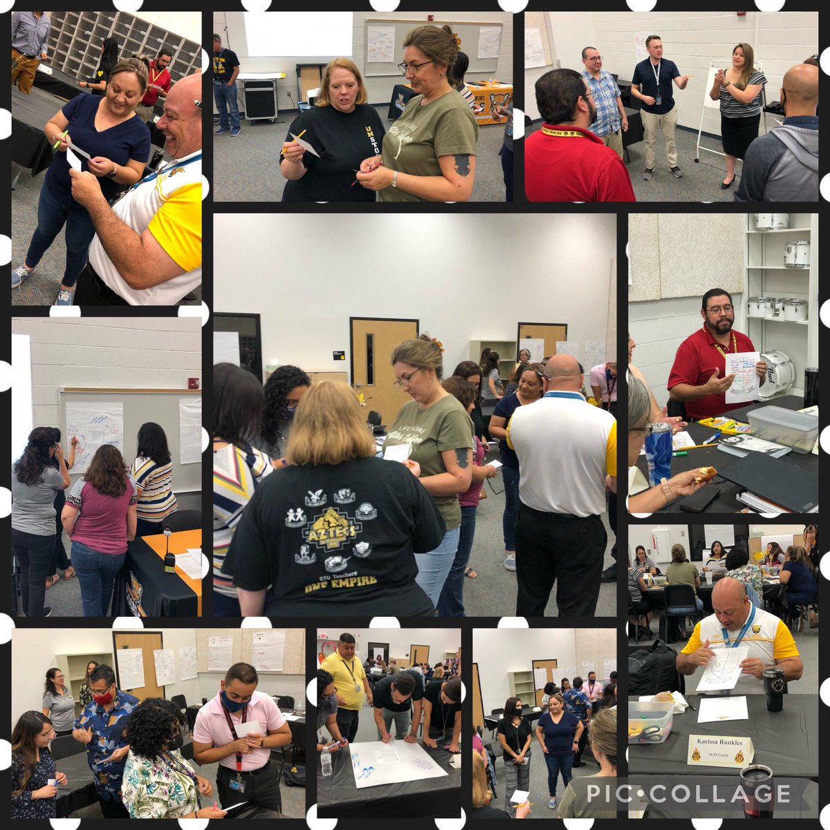 “How must the adults in our building behave to reach our fundamental purpose?” Establishing our Collective Commitments to each other, our scholars and community!! #TeamSISD #ReigniteOurPurpose 
🗣🪢🏫