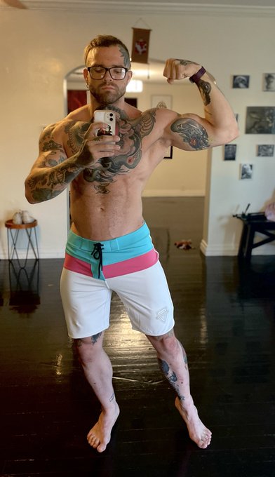 My board shorts finally arrived for my comp next Friday. This  was the closest color way I could get