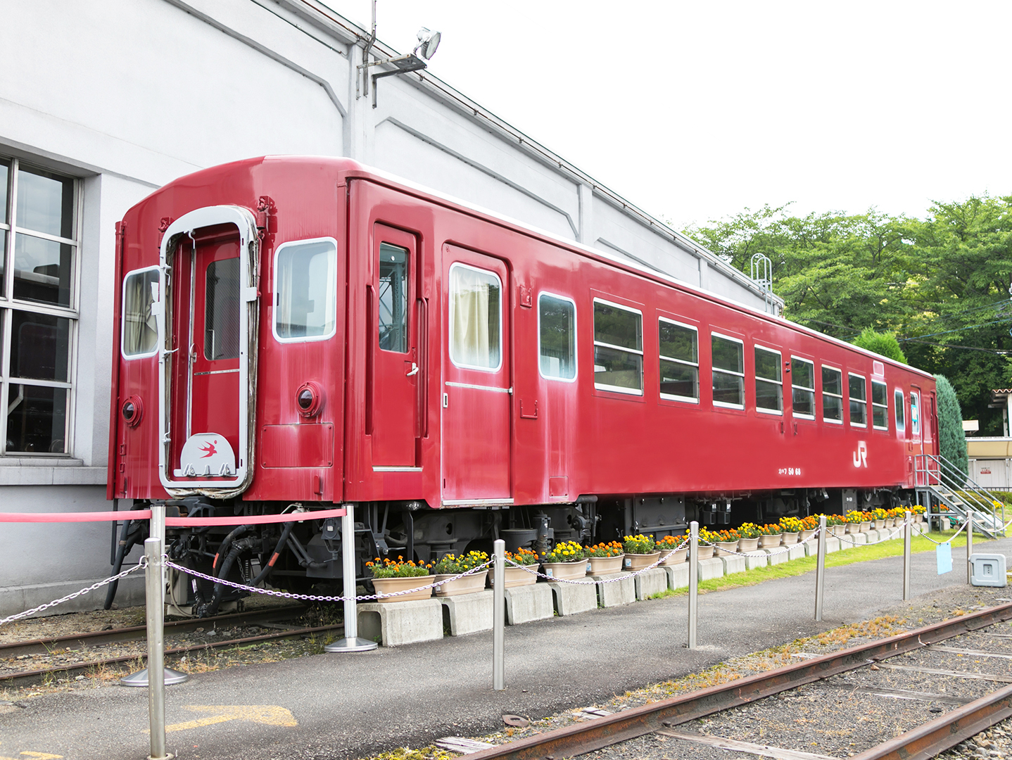 鉄道廃品　50系客車　旧レッドトレイン 京都鉄道博物館 on X: 