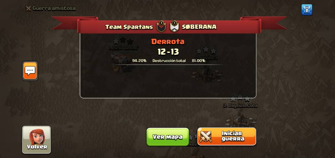 Team Spartans (@teamspartanclub) on Twitter photo #ClashofClans | Derrota
Una amarga derrota por la mínima nos llevamos hoy en la final de la <a href="/LBC_COC/">LBC Clash Of Clans_Cuba</a>🏆🇨🇺
Ahora a levantar la cabeza que queda toda una #LNC🏆🇨🇺 por delante⚔
<a href="/Minato_GP007/">Mauro Gonzalez( ⭐Mauro Hyuga⭐).</a> | #WeAreSparta #ClashofClans | Derrota
Una amarga derrota por la mínima nos llevamos hoy en la final de la <a href="/LBC_COC/">LBC Clash Of Clans_Cuba</a>🏆🇨🇺
Ahora a levantar la cabeza que queda toda una #LNC🏆🇨🇺 por delante⚔
<a href="/Minato_GP007/">Mauro Gonzalez( ⭐Mauro Hyuga⭐).</a> | #WeAreSparta