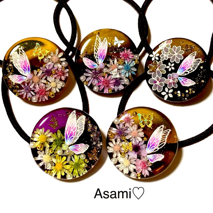 数々のアワードを受賞 レジン ヘアゴム No 954 ヘアゴム