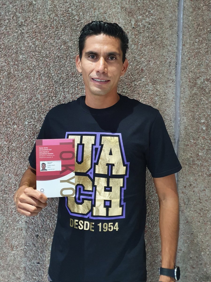 La UACH en Tokio!!! Luchar para lograr, Lograr para dar!! Siempre agradecido con mi Universidad,orgulloso ser egresado de lic. en la facultad de contaduría y administración y la maestría de la facultad de educación física. #chihuahua #mexico #JuegosOlímpicos #olympicgames #uach