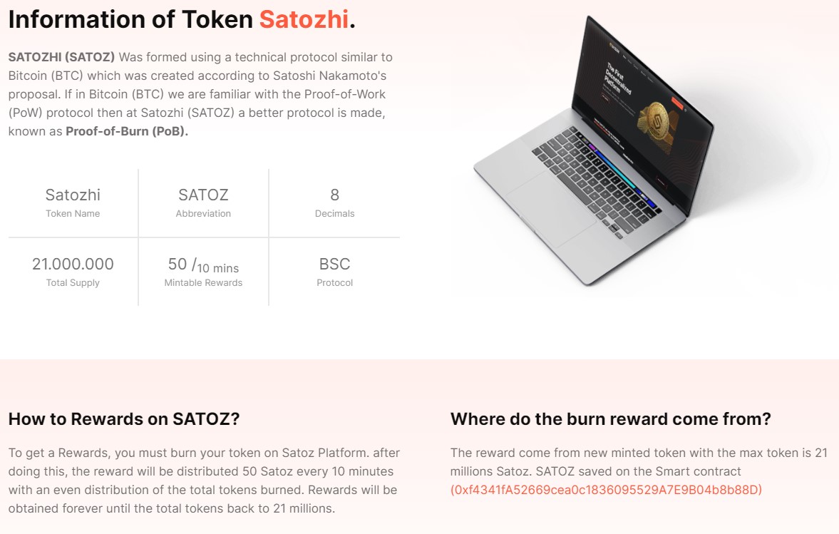 4forexmarket's tweet photo. Hidden Gems $SATOZ from @satozhiofficial 

Audit By @certik_io @certikorg 

https://t.co/K6s3lO4E0h

Dapps Wallet Coming Soon

#Binance #BinanceSmartChain $BNB $CAKE #BANANA #MBVII $RVP $UNI #PancakeSwap #Bitcoin #ETHEREUM $BTC $DOGE $ETH $SOL $XWG $PWAR $TLM #NFT #NFTs #Crypto https://t.co/FN2e6iqmmg