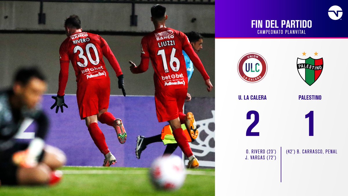 TNTSportsCL's tweet photo. 🆙🔝 ¡@ulcsadpoficial retoma la cima!

En un duelo con muchas emociones, el cuadro "cementero" venció a @CDPalestinoSADP con Matías Laba y Octavio Rivero como grandes puntales. 

#ULCPALxTNTSports https://t.co/QiA4IFB4lZ