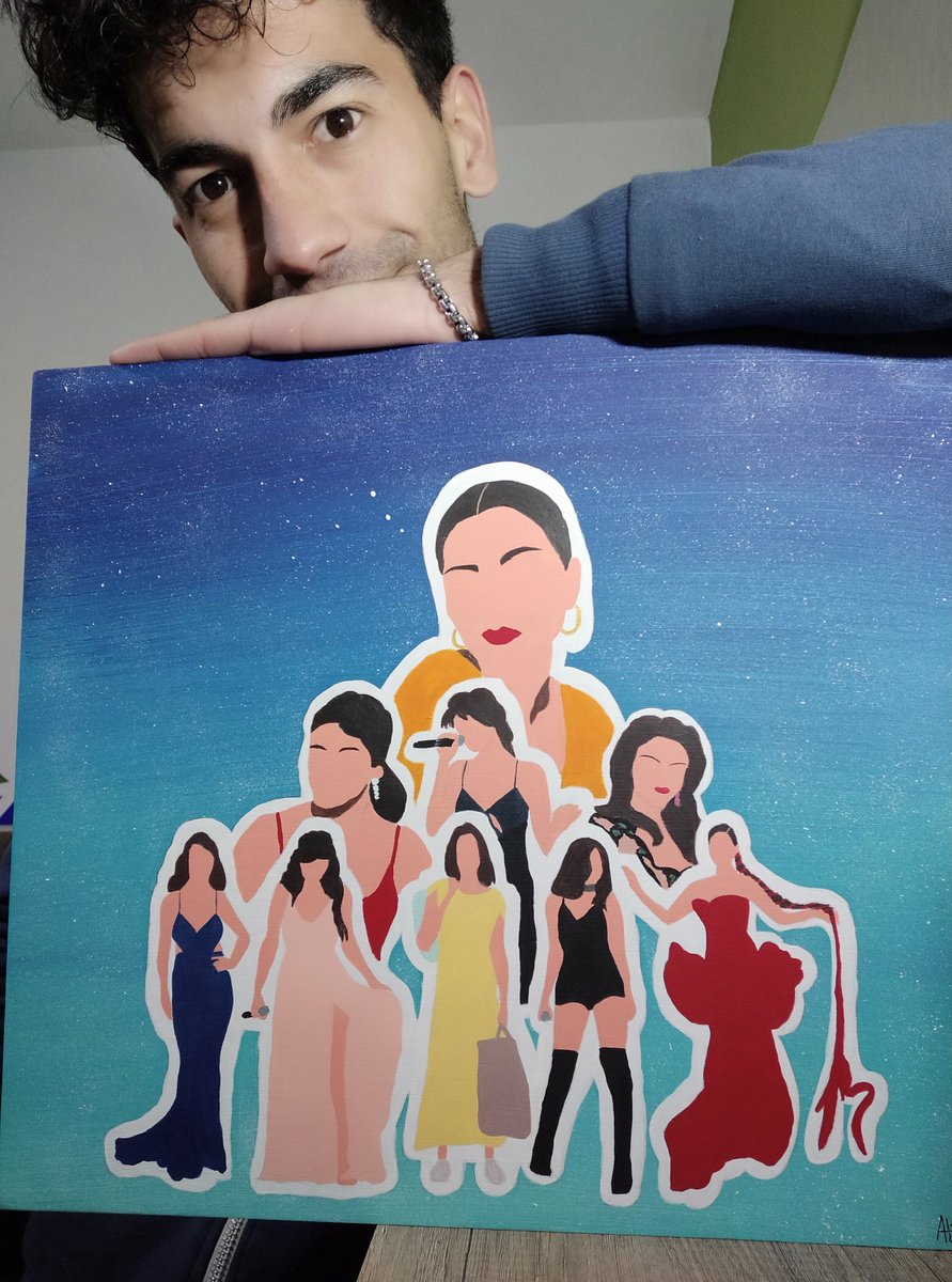 Hace dos días empece a pintar este cuadro, y hoy lo termine, lo hice con tanto amor. Te amo tanto mi reina hermosa @Selenagomez 💖💖💖

<a href="/SelenaFanClub/">Official Selenators</a> ✨