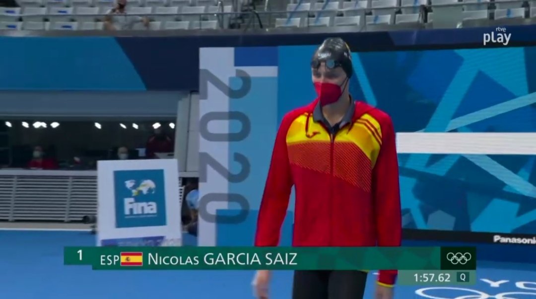 GSDcdeportivo's tweet photo. @nikito23_ consigue el pase a la final en los @JJOOTokyo2021 con la 5ª mejor marca, tercero de su semifinal y mejor marca personal en 200 m.  espalda. ¡Seguimos soñando juntos! https://t.co/uW1V54KVXA
