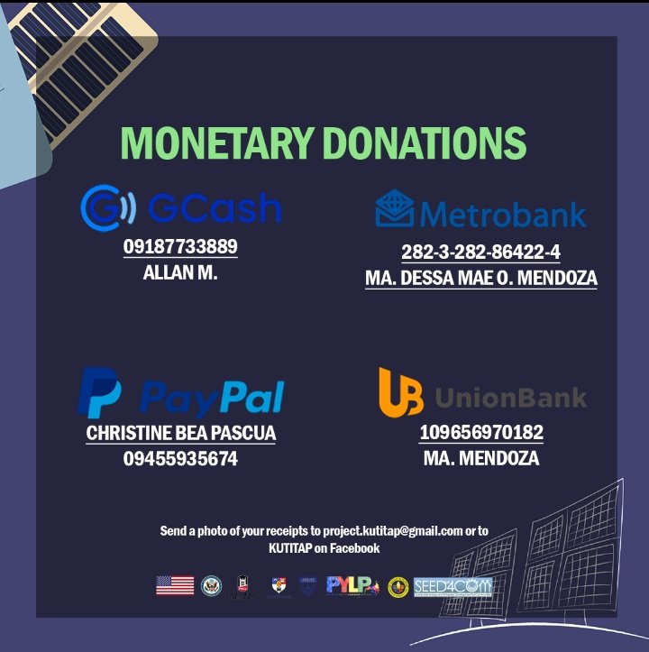 ProjectKutitap's tweet photo. 📣HEAR AND LISTEN TO OUR BENEFICIARIES

Our country is currently through a number of crisis, including pandemic. Many families are also experiencing problems inside their homes, which are made of bamboo, cellophane, sacks, and other materials that can be used as a roof to shelter https://t.co/pHC23e7wBW