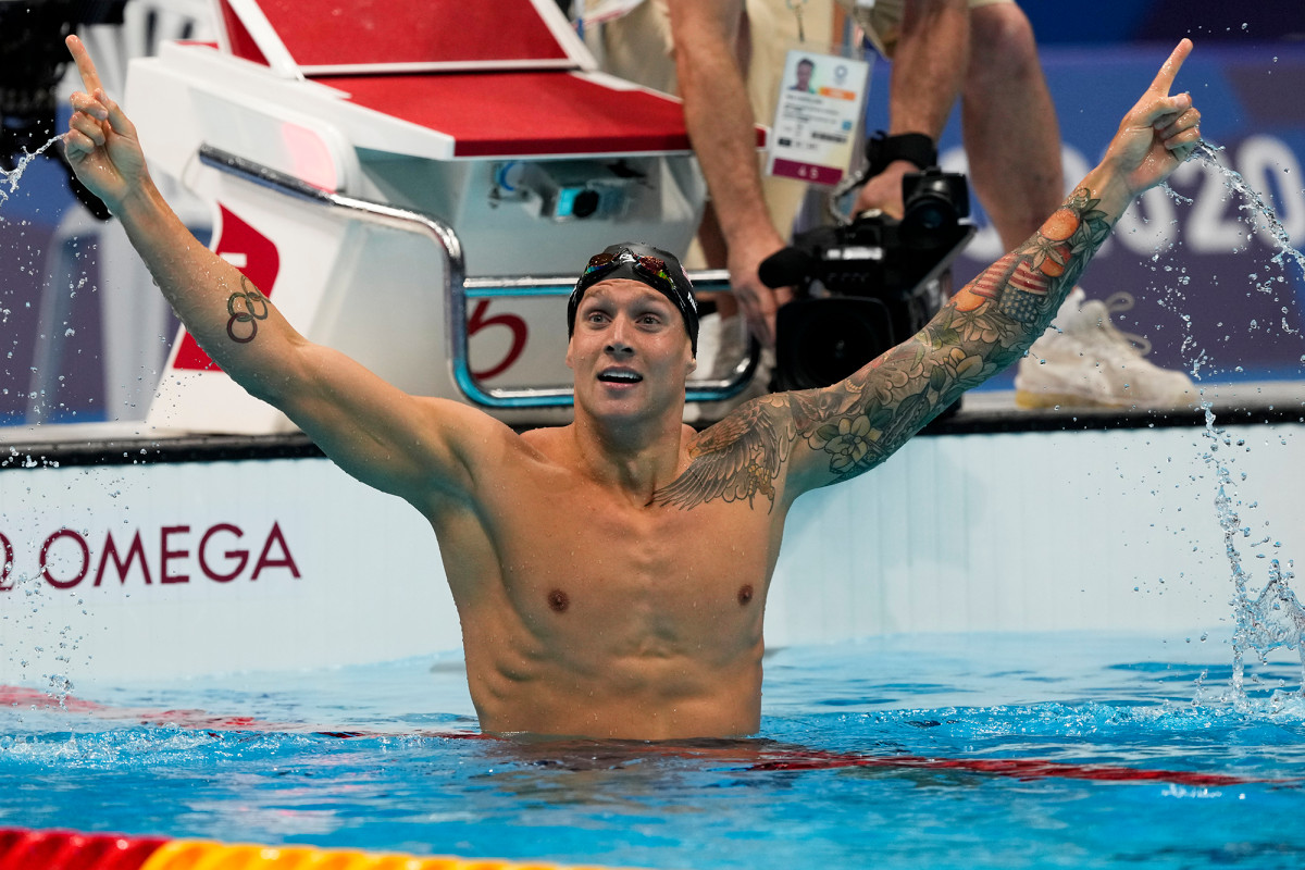 US swimmer Caeleb Dressel wins second gold medal, setting an Olympic record