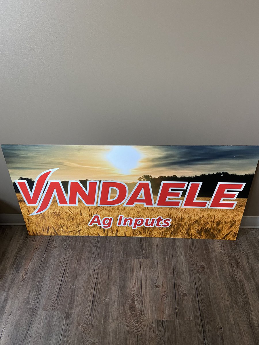 A great job by <a href="/crossroad_print/">Crossroad Print Shop 🇨🇦</a>  on a new sign. Be sure to give Cole at call for all your signs, decals and apparel