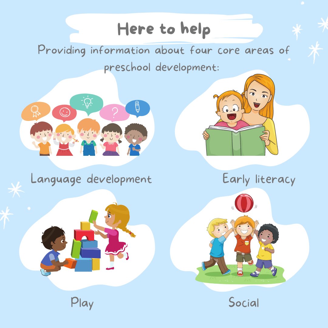 Our website and Instagram provide information about #language #earlyliteracy #play #socialskills
