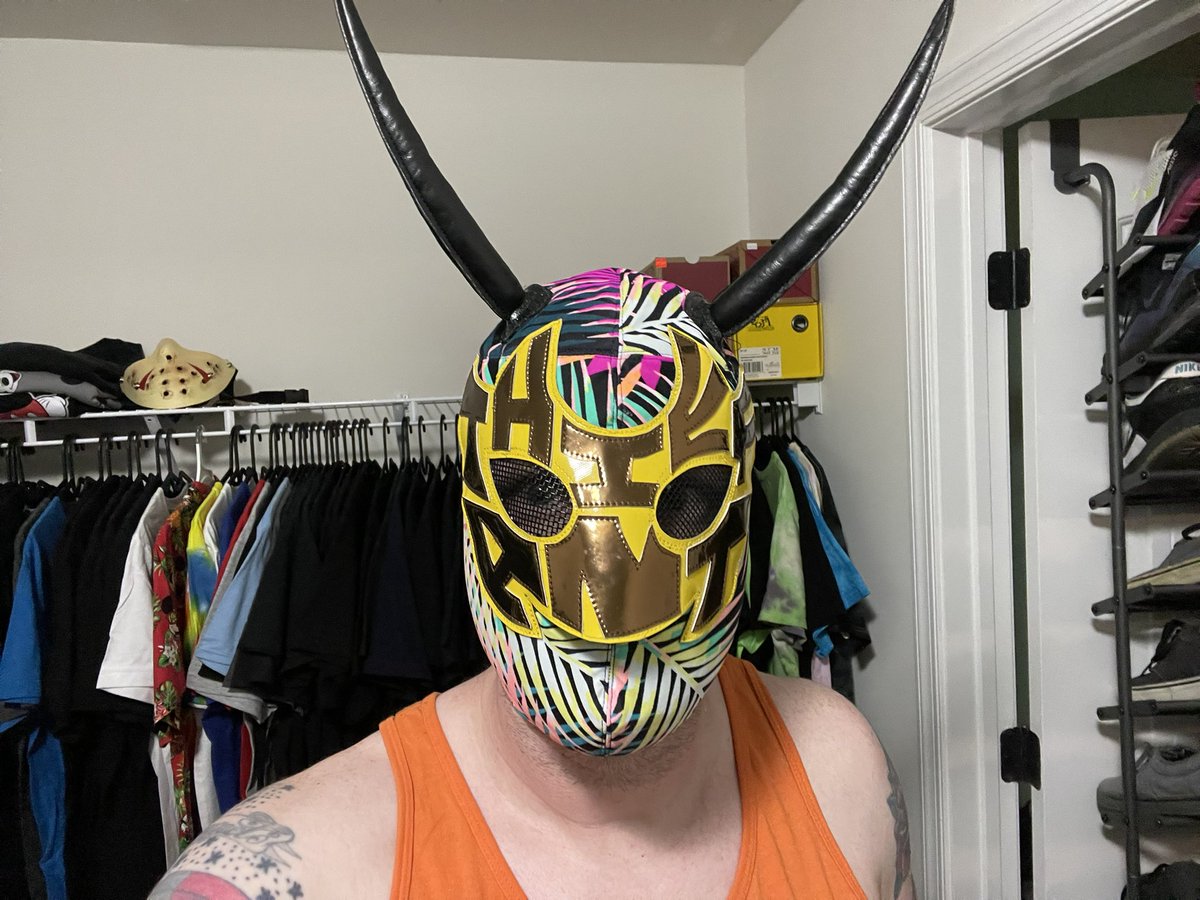 Electro_Ant's tweet photo. Shots of the new mask you saw on tonight’s #TCGPLeapfrog https://t.co/FUTkXgyjYg