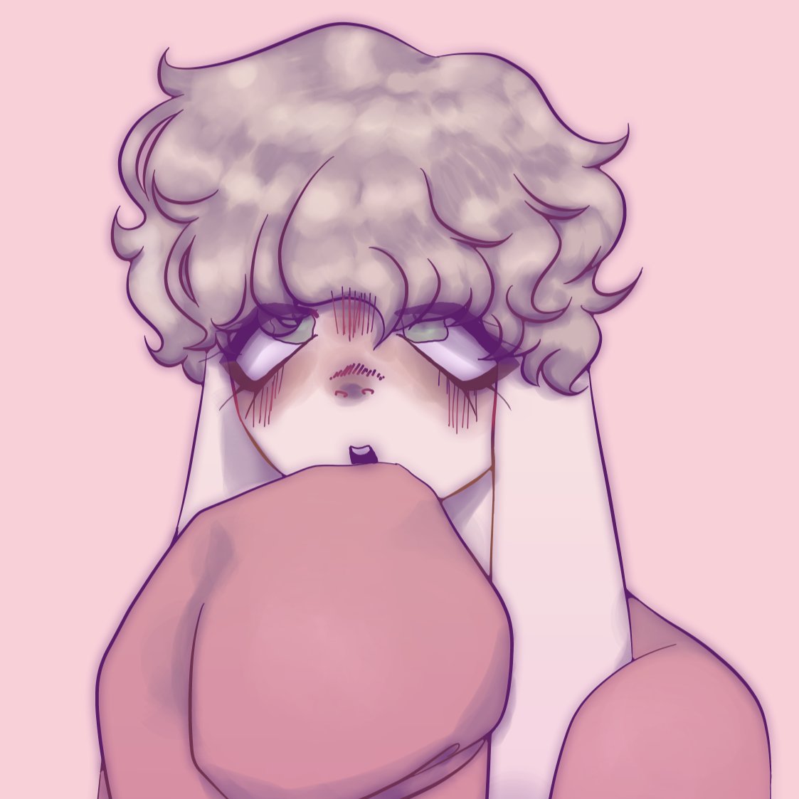 Arsty_clown's tweet photo. / каяl, вцииу каяl, bunny hybrid, suggestive, thigh highs, sweater, supposed to be erotic in some way
.
.
.
He's just soft ok? (๑´ㅂ`๑)
I used a different color pallette that's why it may look weirder
anyways don't let this one flop please wawa mwah/p https://t.co/4d96h4NdU8