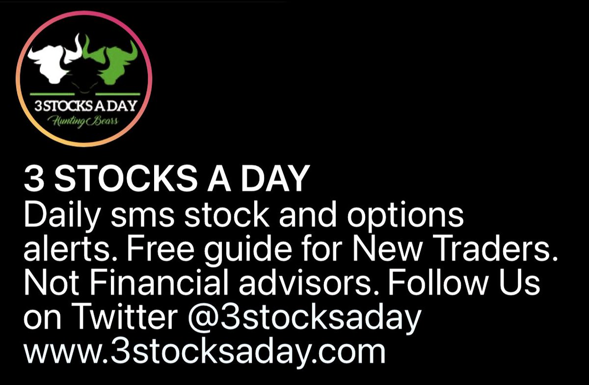 🟢 Help us grow our instagram account and win a free membership 

Follow our IG page and retweet this, participate to win a free membership, winner will be selected sunday 8PM

instagram.com/3stocksaday/?h…