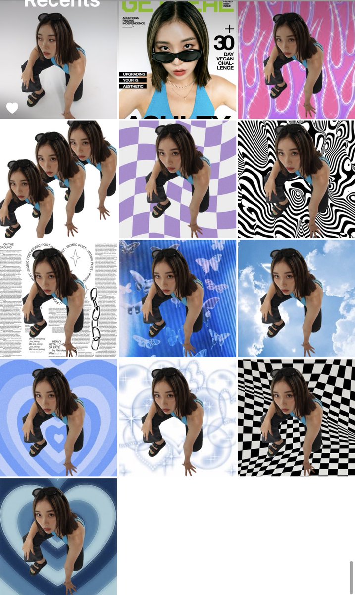 LC__Ashley's tweet photo. Which background do u like best? 😝 https://t.co/Mzl1jePeYp