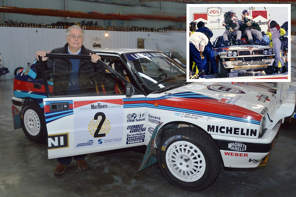 ClaudioBarrueco's tweet photo. Jorge "Bicho" Del Buono se reencontró con el auto ganador del Rally de Argentina de 1988.

El marplatense fue navegante de Jorge Recalde en aquel triunfo que sigue siendo el único logrado por un binomio argentino (y americano) en una cita del Rally Mundial.

*Ph: @Autoblogcomar https://t.co/j4R06Ey1To