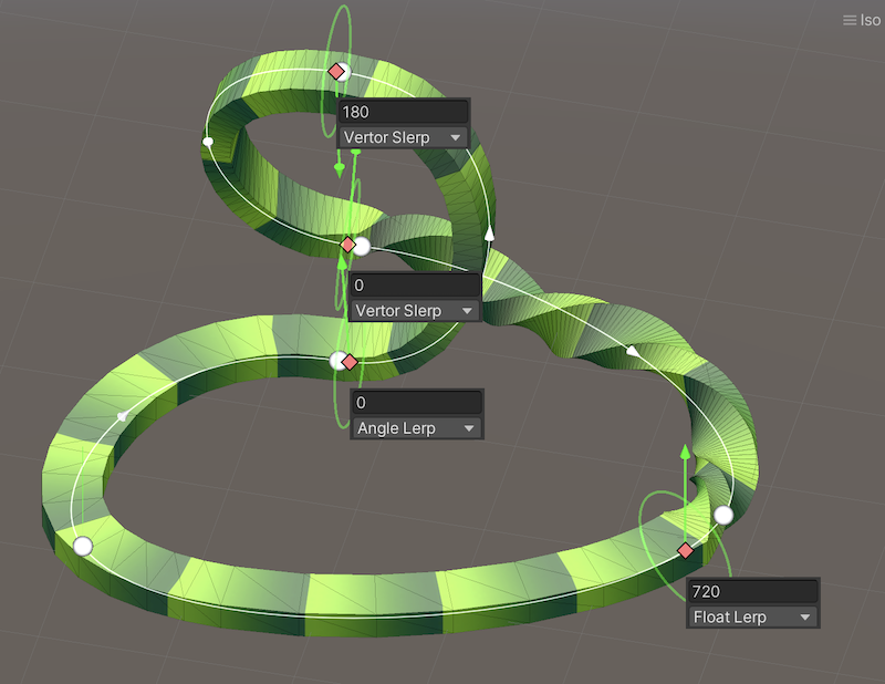 antonyblackett's tweet photo. Normals on splines is a royal pain. Hopefully this solution makes it a little easier to control them for games. https://t.co/aldsKjf4eV