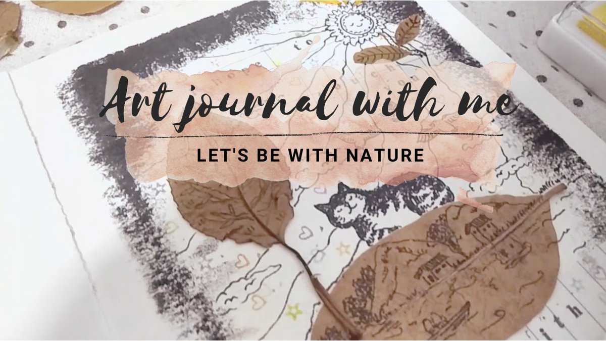 Art Journal With Me 🍂 Let's Be With Nature 🍃 🌳 youtu.be/QxVB627wA6I via @YouTube 
Check out my new #artjournalling video 🎞️

#ArtistOnTwitter #originalart #naturelovers #natureandart #artjournallove #artjournalinspiration #artjournalcommunity #dryleavesart #pressedleaves