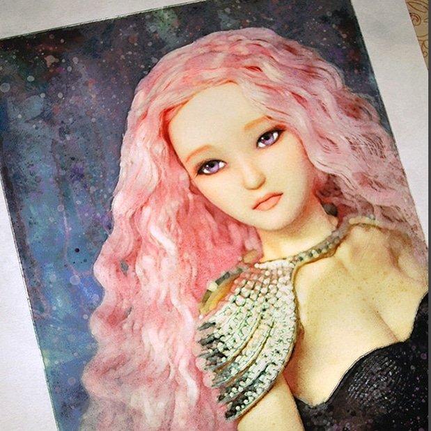 kmirocreations's tweet photo. "LADY WITH VIOLET EYES" 
Art Print / 8.5" × 11"
.........................................

#art #print #artprints #artwork #digitalart #digitalillustration #watercolor #digitalprint #barbiedoll  #artist #barbie #lady #girl #dolls #femaledoll #dollinstagram #beautifulbizarre https://t.co/0OwsxVXlQC
